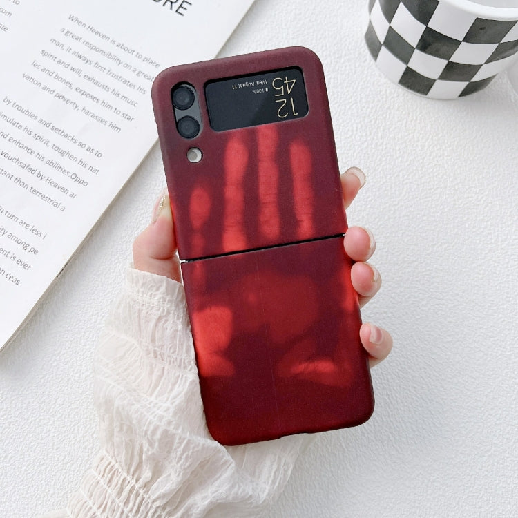 Heat Sensitive Silicone Protective Phone Case, For Samsung Galaxy Z Flip3 5G, For Samsung Galaxy Z Flip4