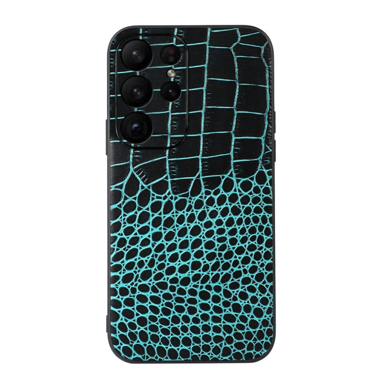 Crocodile Texture Genuine Leather Phone Case, For Samsung Galaxy A14 5G, For Samsung Galaxy S23+ 5G, For Samsung Galaxy S23 Ultra 5G