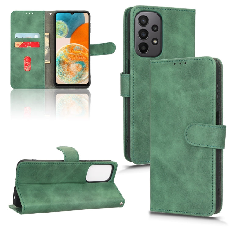 Skin Feel Magnetic Flip Leather Phone Case, For Samsung Galaxy A23 4G Global