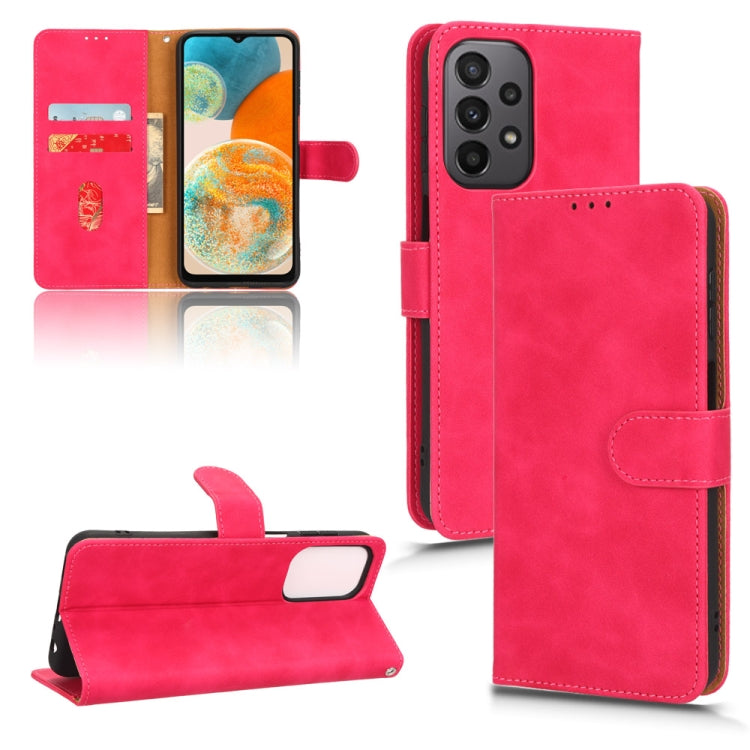 Skin Feel Magnetic Flip Leather Phone Case, For Samsung Galaxy A23 4G Global