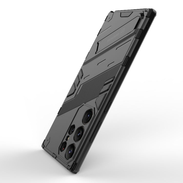 Punk Armor 2 in 1 PC + TPU Shockproof Phone Case with Invisible Holder, For Samsung Galaxy S23 Ultra 5G, For Samsung Galaxy S23+ 5G, For Samsung Galaxy S23 5G