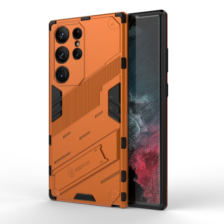 Punk Armor 2 in 1 PC + TPU Shockproof Phone Case with Invisible Holder, For Samsung Galaxy S23 Ultra 5G, For Samsung Galaxy S23+ 5G, For Samsung Galaxy S23 5G