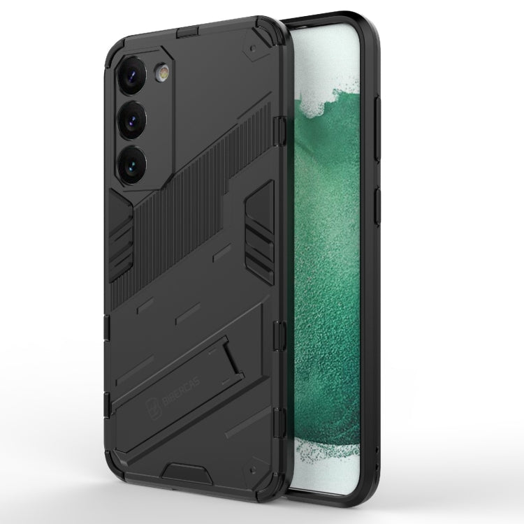 Punk Armor 2 in 1 PC + TPU Shockproof Phone Case with Invisible Holder, For Samsung Galaxy S23 Ultra 5G, For Samsung Galaxy S23+ 5G, For Samsung Galaxy S23 5G