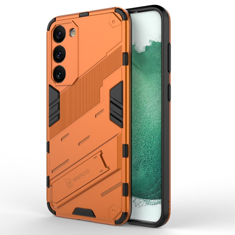 Punk Armor 2 in 1 PC + TPU Shockproof Phone Case with Invisible Holder, For Samsung Galaxy S23 Ultra 5G, For Samsung Galaxy S23+ 5G, For Samsung Galaxy S23 5G