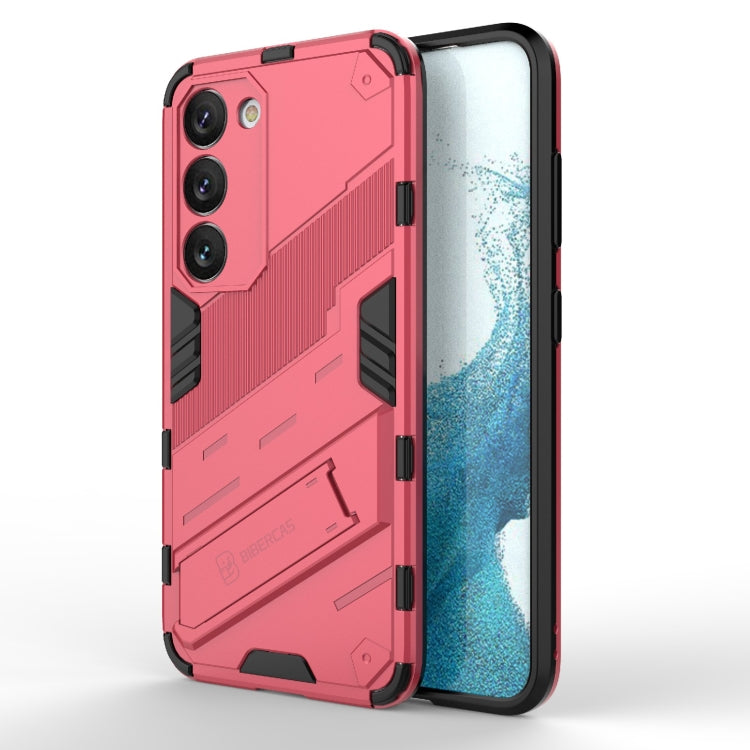 Punk Armor 2 in 1 PC + TPU Shockproof Phone Case with Invisible Holder, For Samsung Galaxy S23 Ultra 5G, For Samsung Galaxy S23+ 5G, For Samsung Galaxy S23 5G