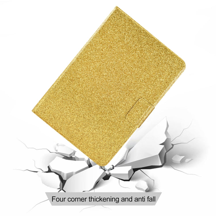 Varnish Glitter Powder Smart Leather Tablet Case, For  iPad 10th Gen 10.9 2022