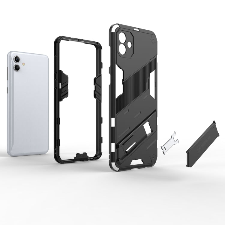 Punk Armor 2 in 1 PC + TPU Shockproof Phone Case, For Samsung Galaxy A04 4G, For Samsung Galaxy A14 5G