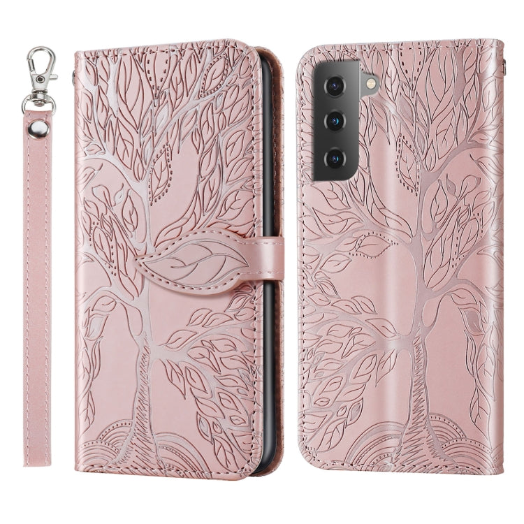 Life Tree Embossing Pattern Leather Phone Case, For Samsung Galaxy A14 5G, For Samsung Galaxy S23 5G, For Samsung Galaxy S23+ 5G, For Samsung Galaxy S23 Ultra 5G