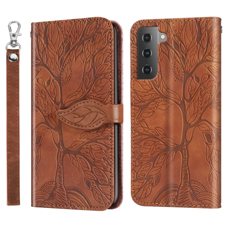 Life Tree Embossing Pattern Leather Phone Case, For Samsung Galaxy A14 5G, For Samsung Galaxy S23 5G, For Samsung Galaxy S23+ 5G, For Samsung Galaxy S23 Ultra 5G