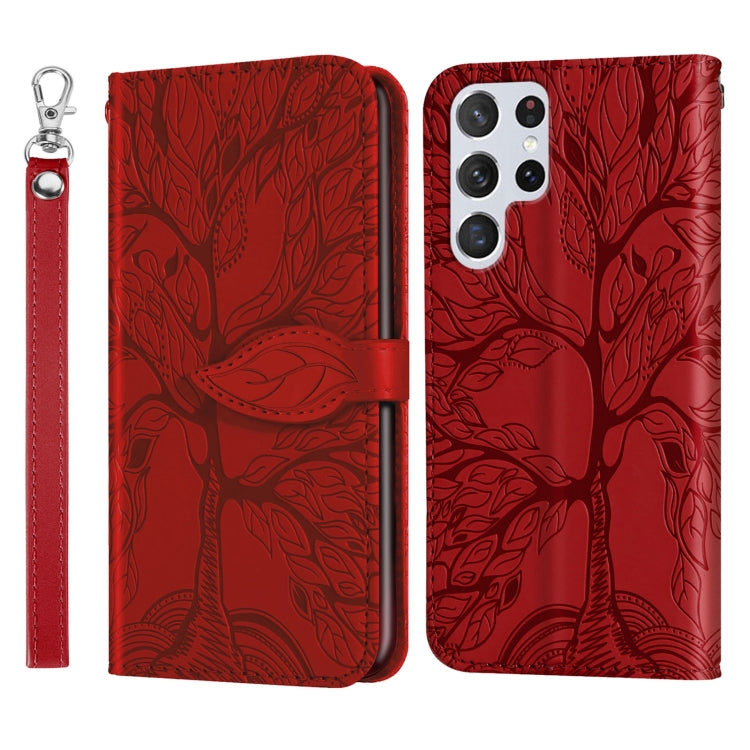 Life Tree Embossing Pattern Leather Phone Case, For Samsung Galaxy A14 5G, For Samsung Galaxy S23 5G, For Samsung Galaxy S23+ 5G, For Samsung Galaxy S23 Ultra 5G