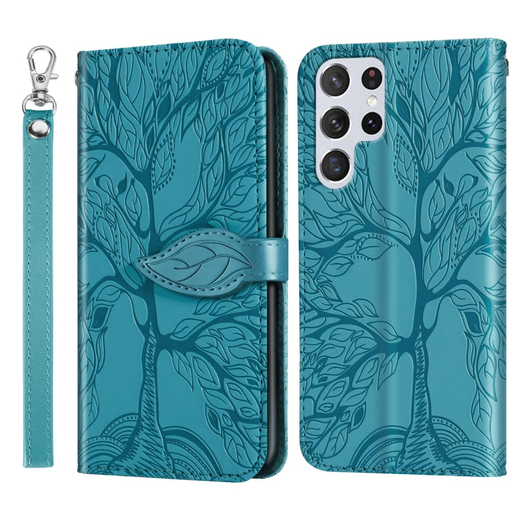 Life Tree Embossing Pattern Leather Phone Case, For Samsung Galaxy A14 5G, For Samsung Galaxy S23 5G, For Samsung Galaxy S23+ 5G, For Samsung Galaxy S23 Ultra 5G