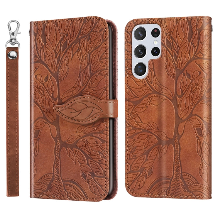 Life Tree Embossing Pattern Leather Phone Case, For Samsung Galaxy A14 5G, For Samsung Galaxy S23 5G, For Samsung Galaxy S23+ 5G, For Samsung Galaxy S23 Ultra 5G