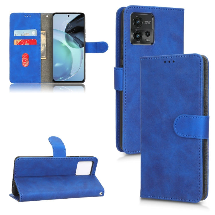 Skin Feel Magnetic Flip Leather Phone Case, For Motorola Moto G62 4G, For Sharp Aquos Sense 7 Plus, For OPPO A17