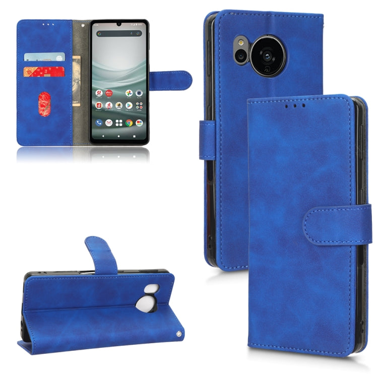 Skin Feel Magnetic Flip Leather Phone Case, For Motorola Moto G62 4G, For Sharp Aquos Sense 7 Plus, For OPPO A17