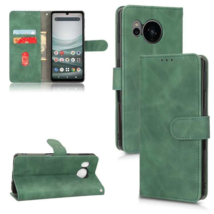 Skin Feel Magnetic Flip Leather Phone Case, For Motorola Moto G62 4G, For Sharp Aquos Sense 7 Plus, For OPPO A17