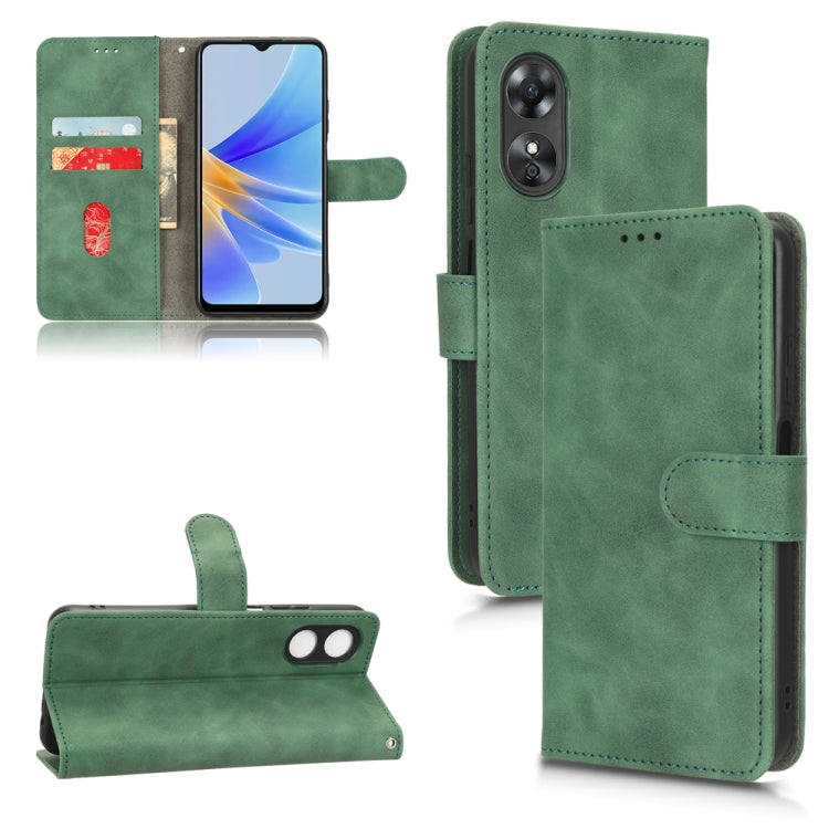 Skin Feel Magnetic Flip Leather Phone Case, For Motorola Moto G62 4G, For Sharp Aquos Sense 7 Plus, For OPPO A17