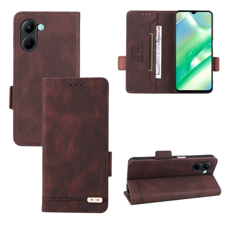 Magnetic Clasp Leather Phone Case, For Realme C33, For Xiaomi 12T / 12T Pro / Redmi K50 Ultra, For Xiaomi Redmi A1, For Samsung Galaxy A14 5G, For OPPO A17, For Sharp Aquos Wish SHG06