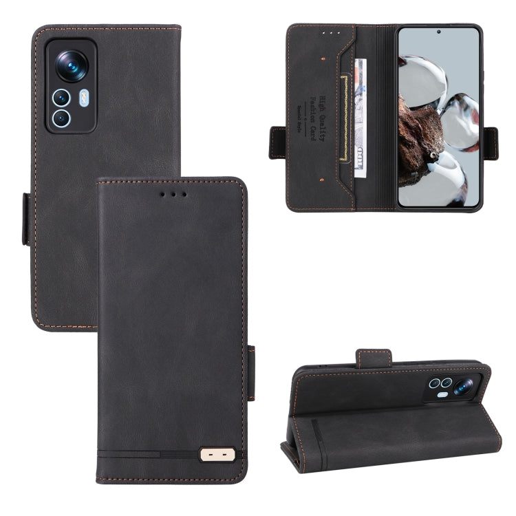Magnetic Clasp Leather Phone Case, For Realme C33, For Xiaomi 12T / 12T Pro / Redmi K50 Ultra, For Xiaomi Redmi A1, For Samsung Galaxy A14 5G, For OPPO A17, For Sharp Aquos Wish SHG06