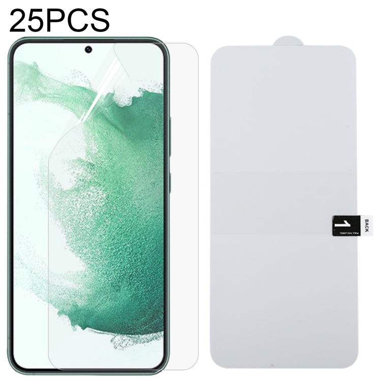 25pcs Full Screen Protector Explosion-proof Hydrogel Film, For Samsung Galaxy S23 5G (25 PCS), For Samsung Galaxy S23+ 5G (25 PCS), For Samsung Galaxy S23 Ultra 5G (25 PCS)