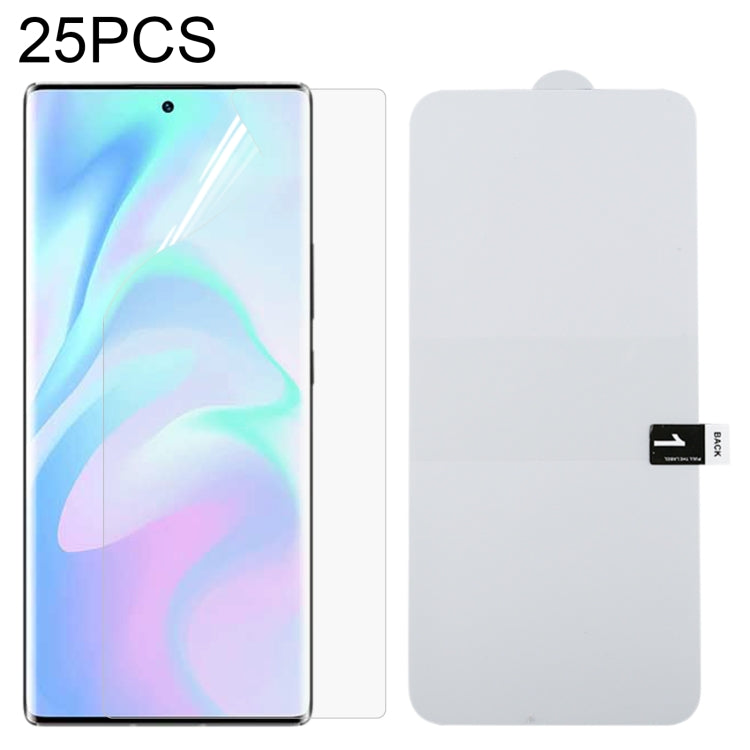25pcs Full Screen Protector Explosion-proof Hydrogel Film, For Samsung Galaxy S23 5G (25 PCS), For Samsung Galaxy S23+ 5G (25 PCS), For Samsung Galaxy S23 Ultra 5G (25 PCS)