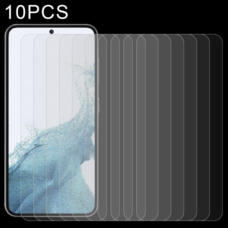 10pcs 0.26mm 9H 2.5D Tempered Glass Film, For Samsung Galaxy S23 5G (10 PCS), For Samsung Galaxy S23+ 5G (10 PCS)