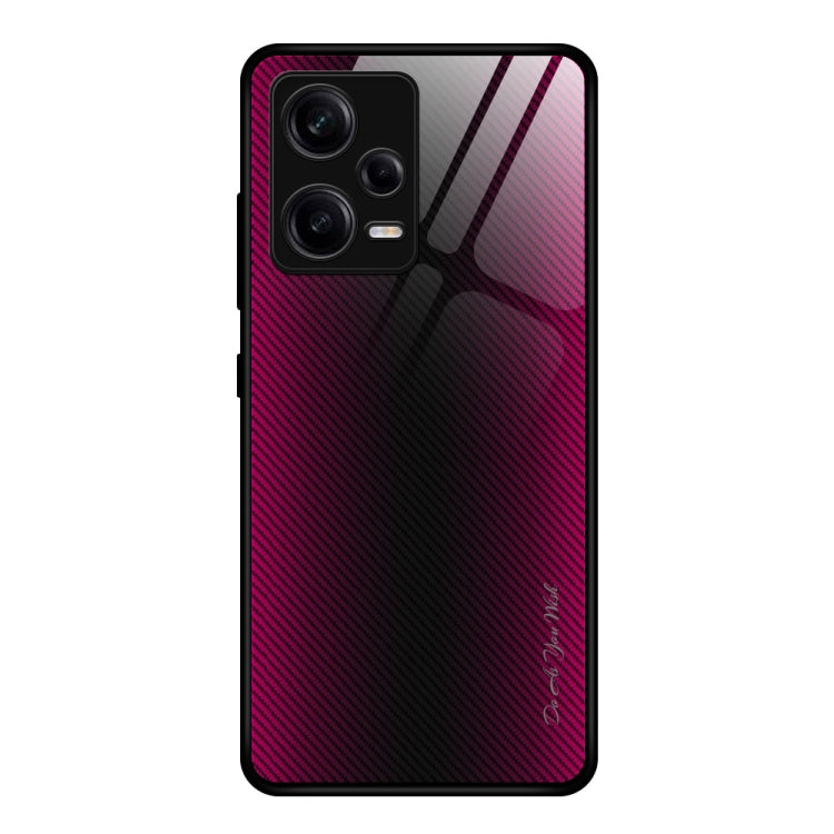 Texture Gradient Glass TPU Phone Case, For Xiaomi Redmi Note 12 China, For Xiaomi Redmi Note 12 Pro 5G China, For Xiaomi Redmi Note 12 Pro+ China