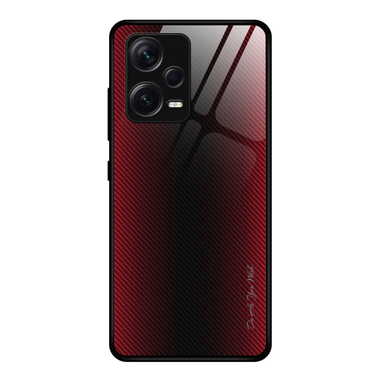 Texture Gradient Glass TPU Phone Case, For Xiaomi Redmi Note 12 China, For Xiaomi Redmi Note 12 Pro 5G China, For Xiaomi Redmi Note 12 Pro+ China