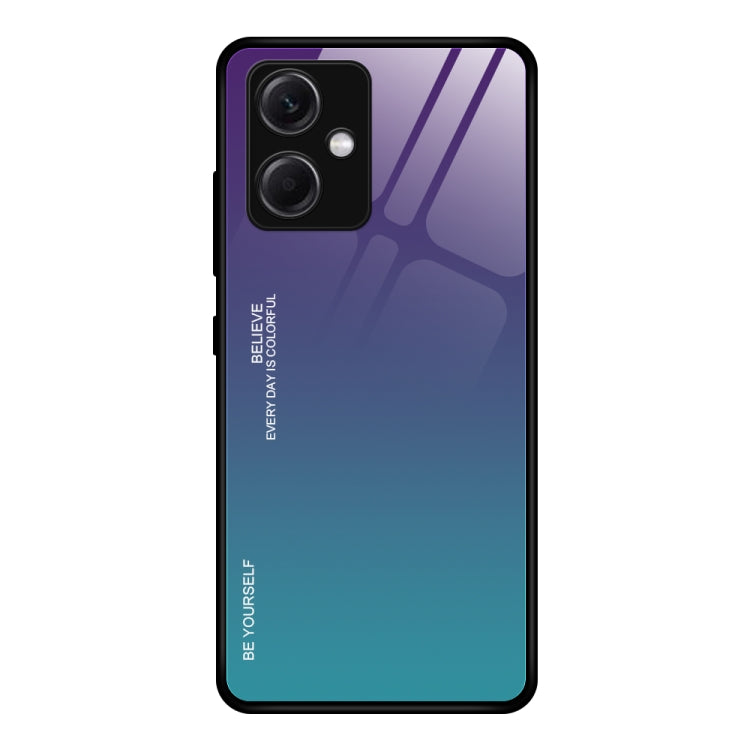 Gradient Color Glass Phone Case, For Xiaomi Redmi Note 12 China, For Xiaomi Redmi Note 12 Pro 5G China, For Xiaomi Redmi Note 12 Pro+ China
