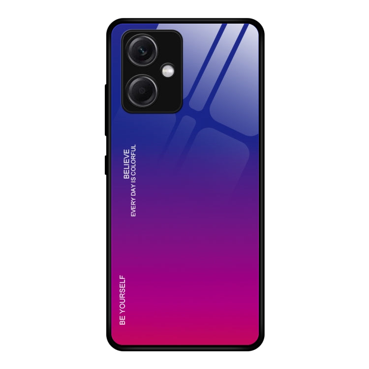 Gradient Color Glass Phone Case, For Xiaomi Redmi Note 12 China, For Xiaomi Redmi Note 12 Pro 5G China, For Xiaomi Redmi Note 12 Pro+ China
