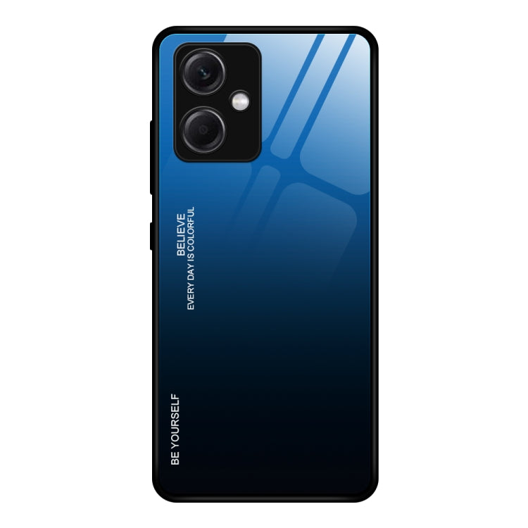 Gradient Color Glass Phone Case, For Xiaomi Redmi Note 12 China, For Xiaomi Redmi Note 12 Pro 5G China, For Xiaomi Redmi Note 12 Pro+ China