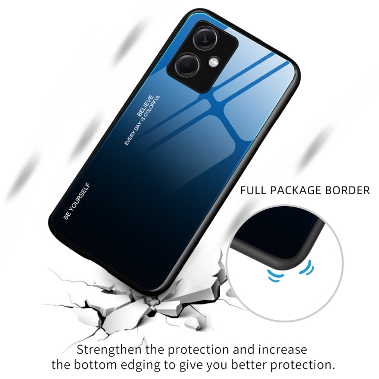 Gradient Color Glass Phone Case, For Xiaomi Redmi Note 12 China, For Xiaomi Redmi Note 12 Pro 5G China, For Xiaomi Redmi Note 12 Pro+ China