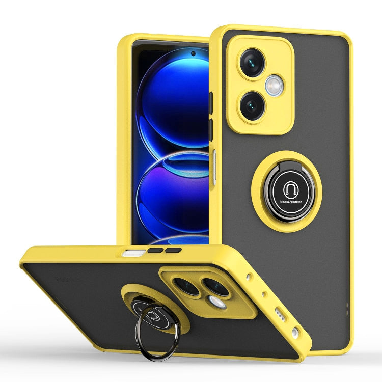 Q Shadow 1 Series TPU + PC Ring Holder Phone Case, For Xiaomi Redmi Note 12 China, For Xiaomi Redmi Note 12 Pro 5G China, For Xiaomi Redmi Note 12 Pro+ China