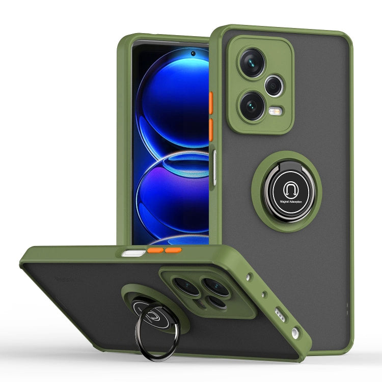 Q Shadow 1 Series TPU + PC Ring Holder Phone Case, For Xiaomi Redmi Note 12 China, For Xiaomi Redmi Note 12 Pro 5G China, For Xiaomi Redmi Note 12 Pro+ China
