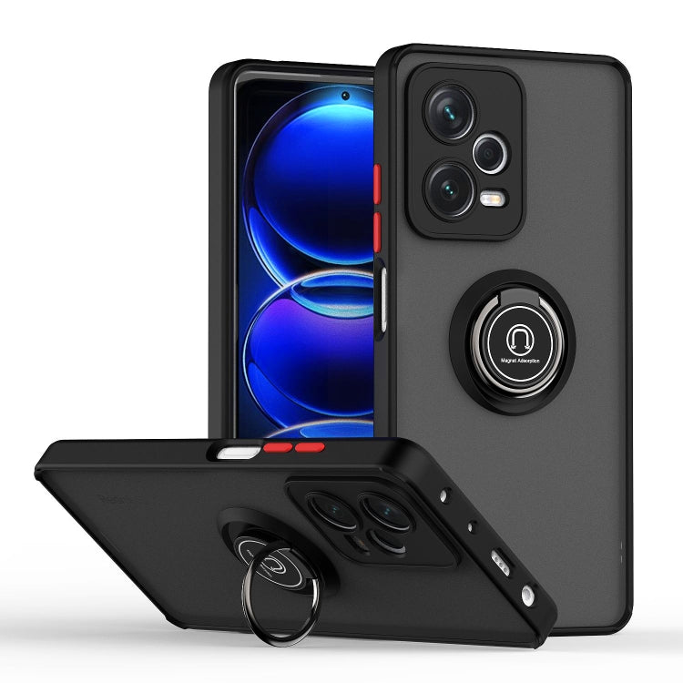 Q Shadow 1 Series TPU + PC Ring Holder Phone Case, For Xiaomi Redmi Note 12 China, For Xiaomi Redmi Note 12 Pro 5G China, For Xiaomi Redmi Note 12 Pro+ China