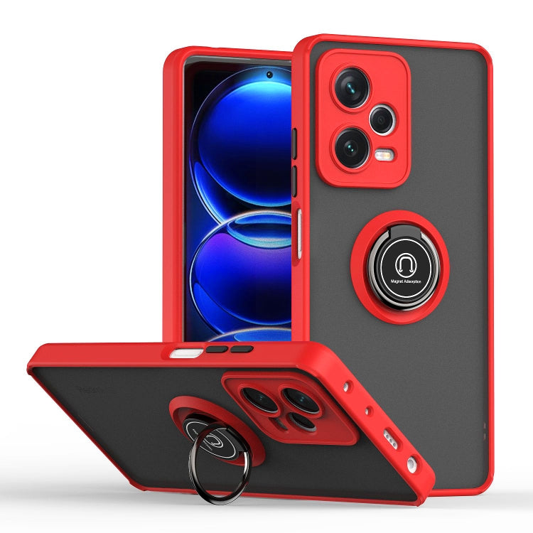 Q Shadow 1 Series TPU + PC Ring Holder Phone Case, For Xiaomi Redmi Note 12 China, For Xiaomi Redmi Note 12 Pro 5G China, For Xiaomi Redmi Note 12 Pro+ China