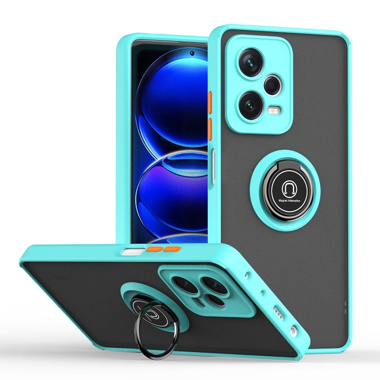 Q Shadow 1 Series TPU + PC Ring Holder Phone Case, For Xiaomi Redmi Note 12 China, For Xiaomi Redmi Note 12 Pro 5G China, For Xiaomi Redmi Note 12 Pro+ China