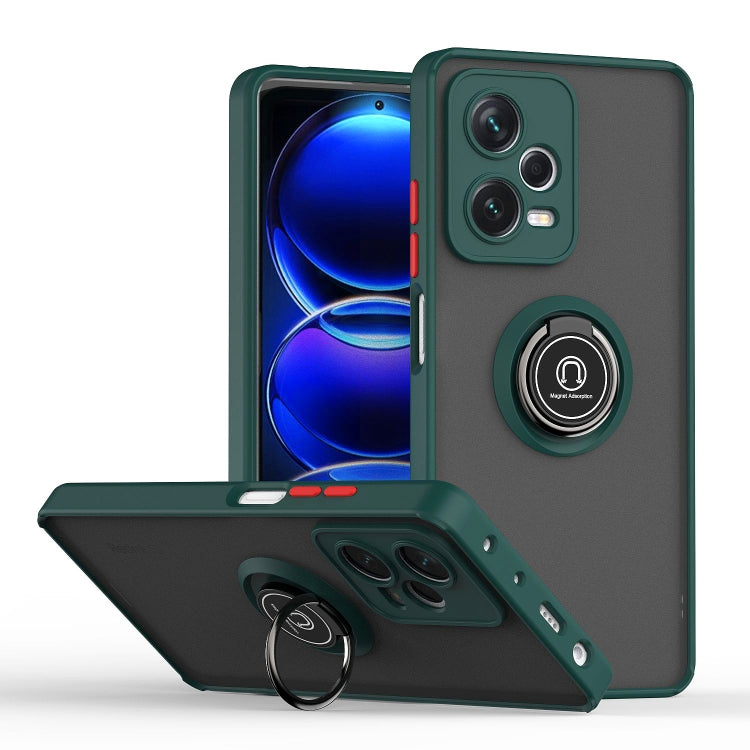 Q Shadow 1 Series TPU + PC Ring Holder Phone Case, For Xiaomi Redmi Note 12 China, For Xiaomi Redmi Note 12 Pro 5G China, For Xiaomi Redmi Note 12 Pro+ China