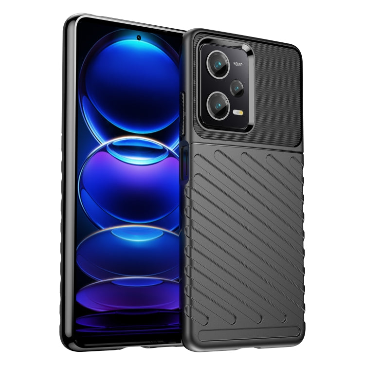Thunderbolt Shockproof TPU Protective Soft Phone Case, For Xiaomi Redmi Note 12 Pro 5G China, For Xiaomi Redmi Note 12 Pro+ China / Global
