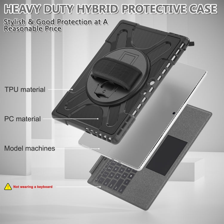 Rotatable Kickstand Grip Shockproof Tablet Case, For MicroSoft Surface Pro 9