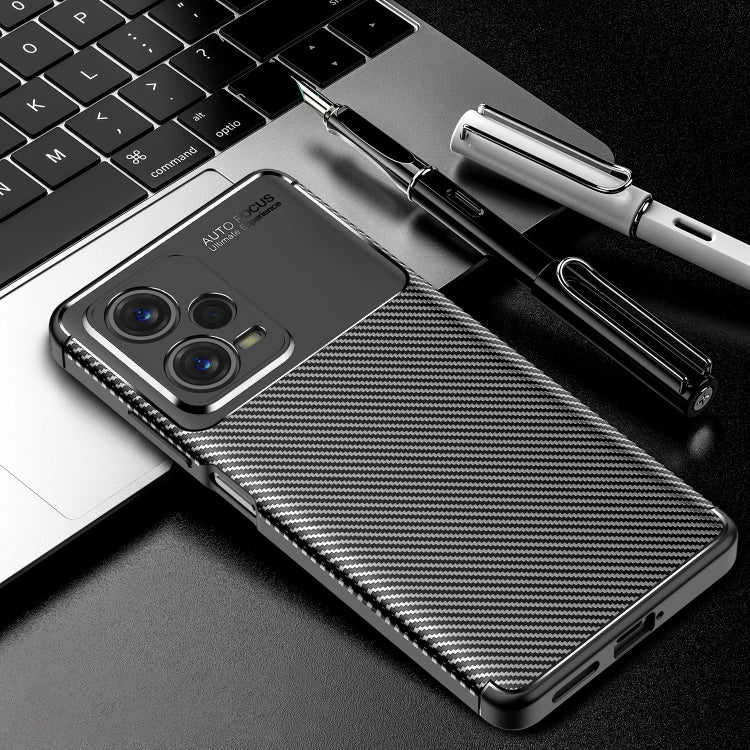 Carbon Fiber Texture Shockproof TPU Phone Case, For Xiaomi Redmi Note 12 China, For Xiaomi Redmi Note 12 Pro 5G China, For Xiaomi Redmi Note 12 Pro+ China
