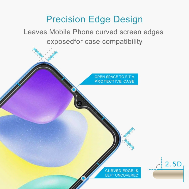 0.26mm 9H 2.5D Tempered Glass Film, For OPPO A1 Pro / Reno8 T 5G (1 PC), For Xiaomi Redmi 11A (1 PC)