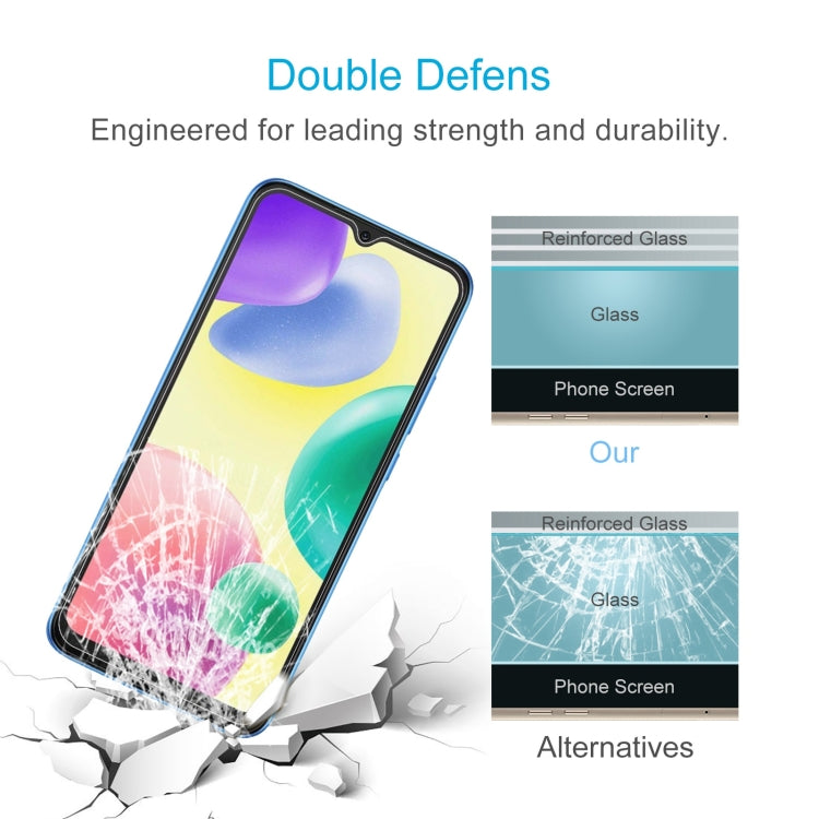 50pcs 0.26mm 9H 2.5D Tempered Glass Film, For OPPO A1 Pro / Reno8 T 5G (50 PCS), For Xiaomi Redmi 11A (50 PCS)
