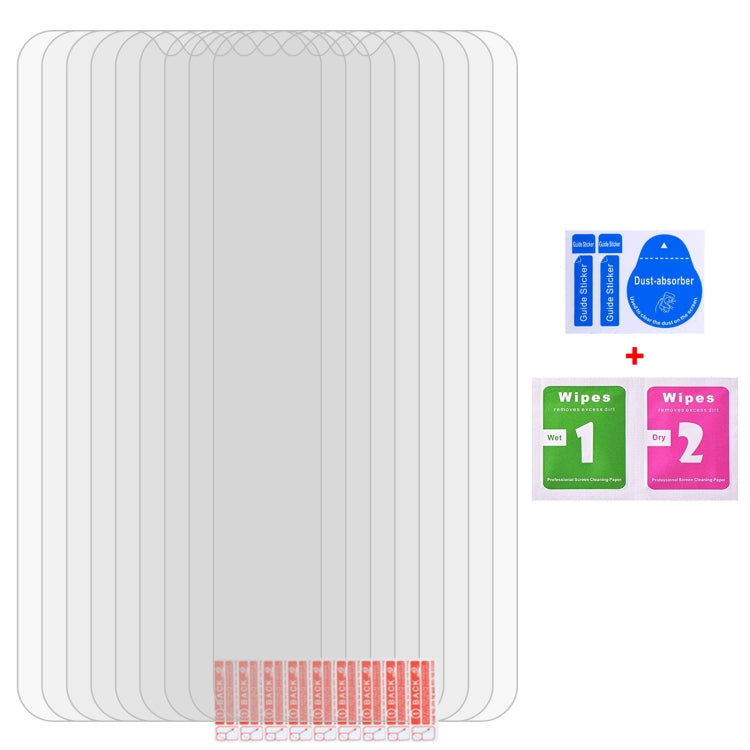 10pcs 0.26mm 9H 2.5D Tempered Glass Film, For Infinix Hot 12 India X689F (10 PCS)