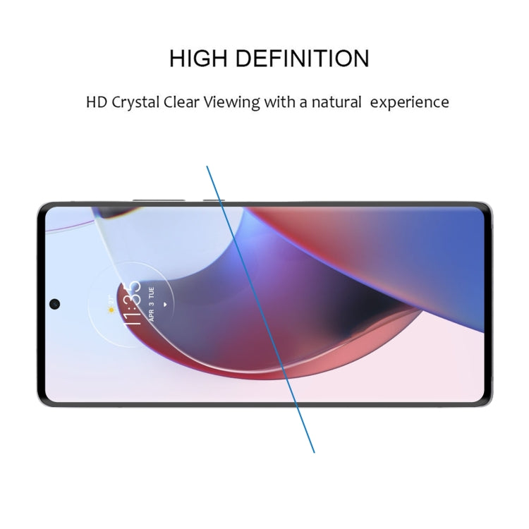 3D Curved Edge Full Screen Tempered Glass Film, For Motorola Edge 30 Ultra