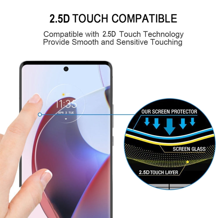 3D Curved Edge Full Screen Tempered Glass Film, For Motorola Edge 30 Ultra