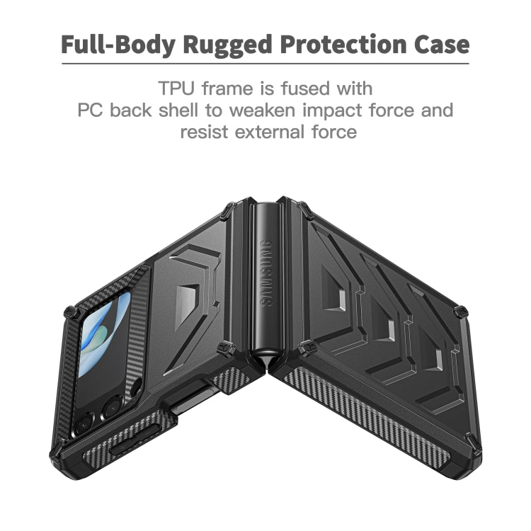 Armored All-inclusive Shockproof Folding Phone Case, For Samsung Galaxy Z Fold4 5G SM-F936, For Samsung Galaxy Z Flip4 5G SM-F721