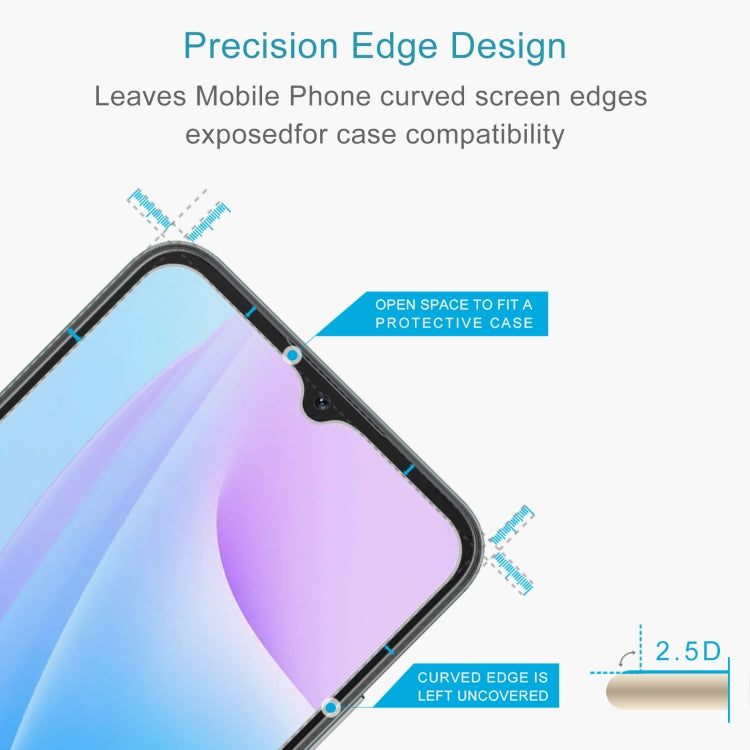 10 PCS 0.26mm 9H 2.5D Tempered Glass Film, For Blackview A52(10 PCS)
