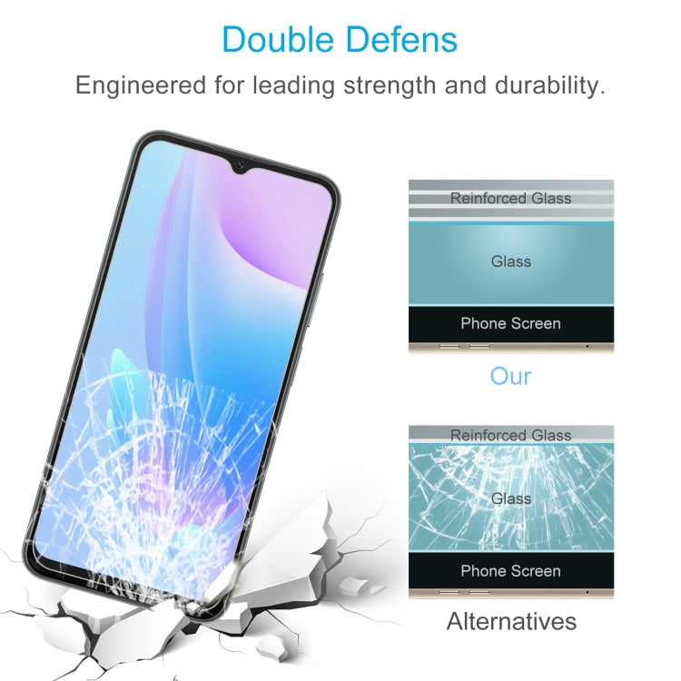 10 PCS 0.26mm 9H 2.5D Tempered Glass Film, For Blackview A52(10 PCS)