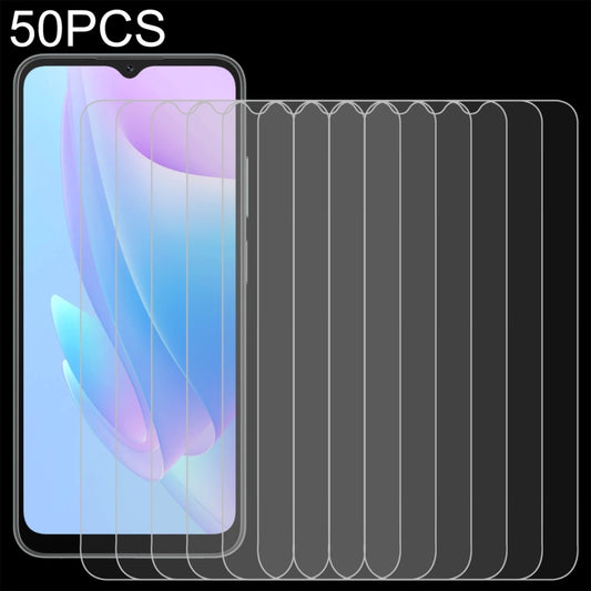 50 PCS 0.26mm 9H 2.5D Tempered Glass Film, For Blackview A52(50 PCS)
