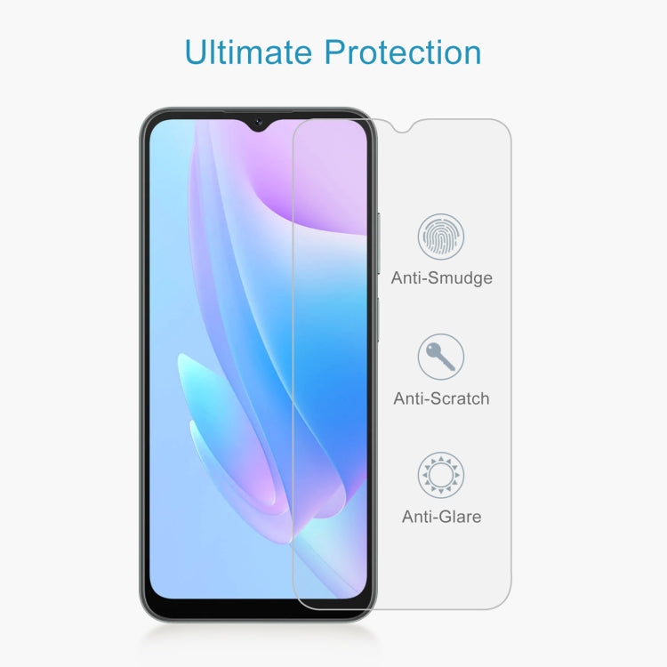 50 PCS 0.26mm 9H 2.5D Tempered Glass Film, For Blackview A52(50 PCS)